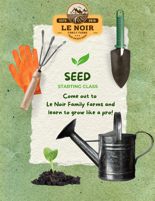 March 14th 2026 Seed Starting Class